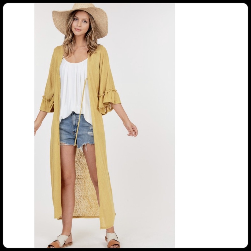 Yellow Cardigan